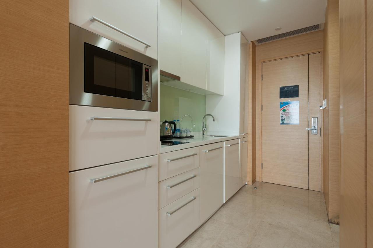 Yicheng Pazhou Poly World Trade Centre Apartment Cantón Exterior foto